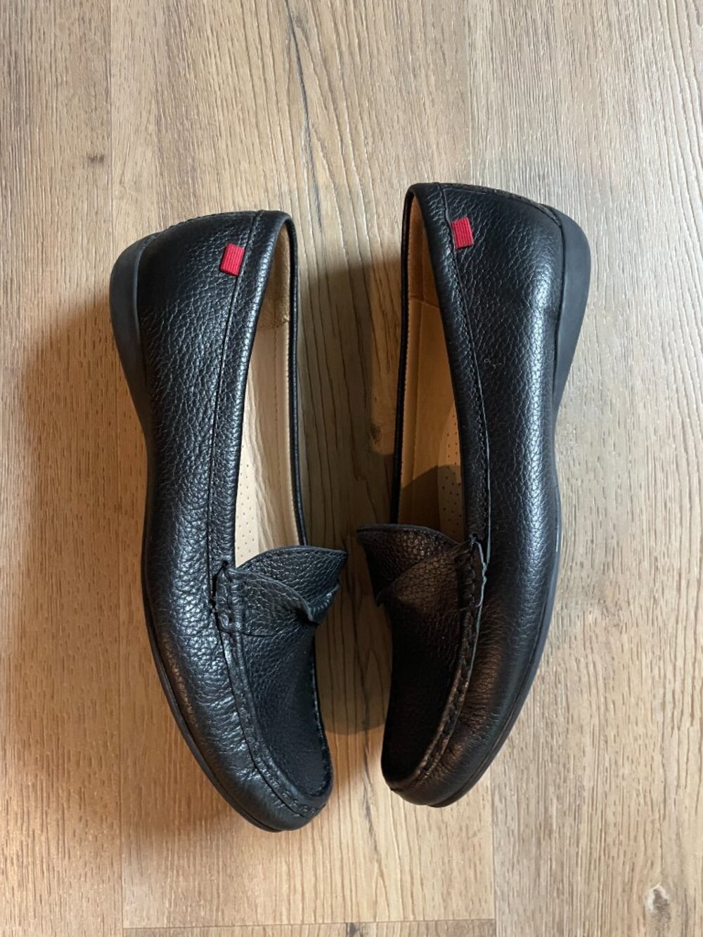 Marc Joseph Beverley Road Shoes Women's 8 Black Leather Loafers Slip-on Casual! - Picture 5 of 7